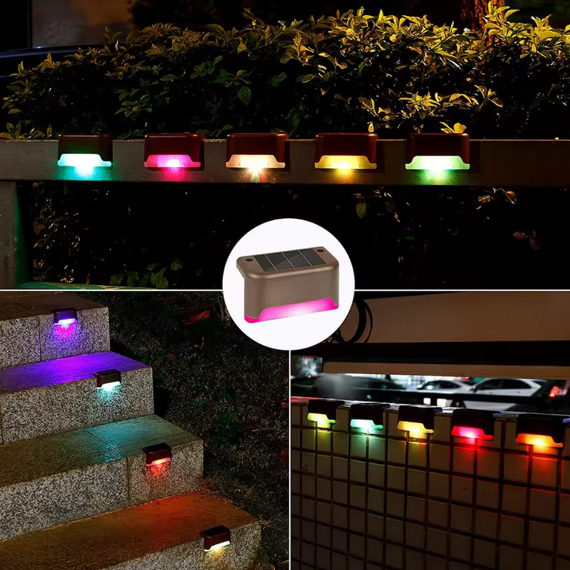 Lampes solaires d'escalier extérieures 