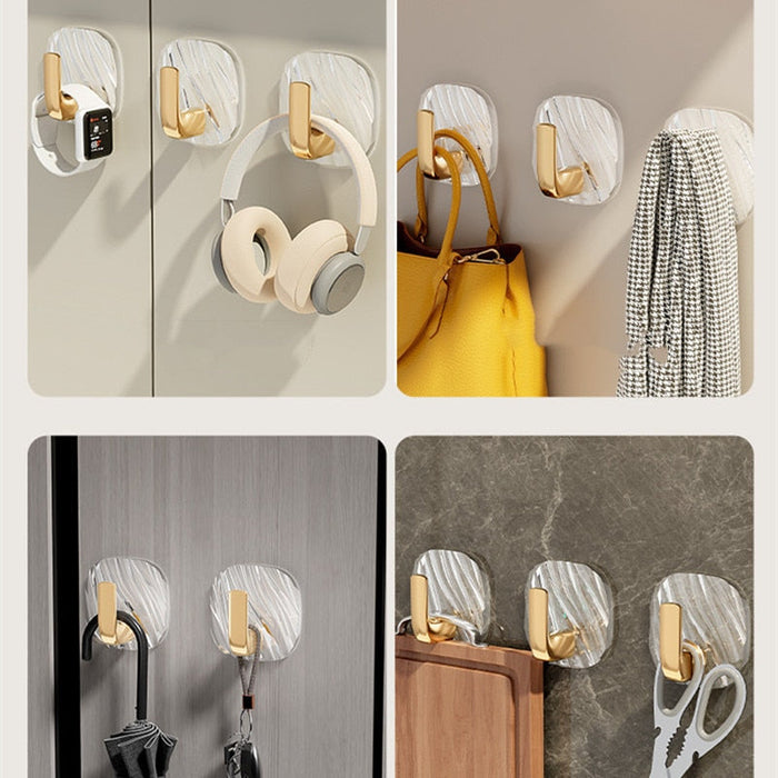 ElegantGrip - Heavy Duty Acrylic Adhesive Hook Set