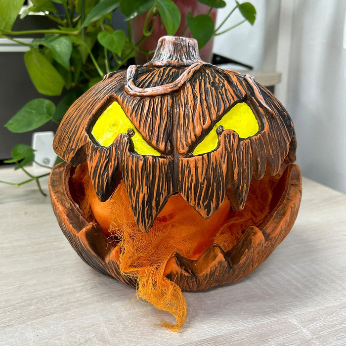 Halloween evil pumpkin