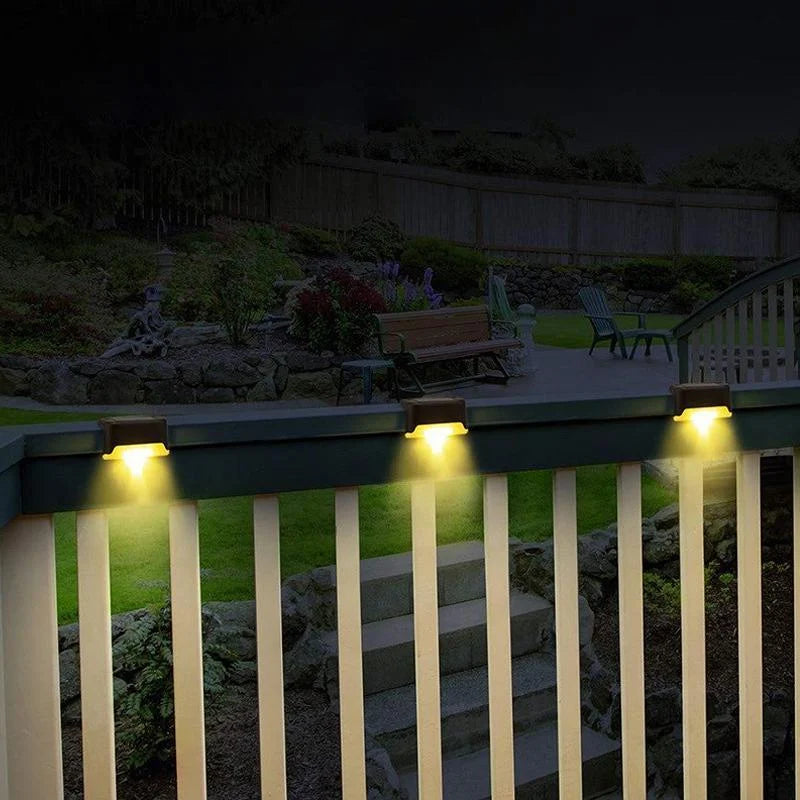 Lampes solaires d'escalier extérieures 