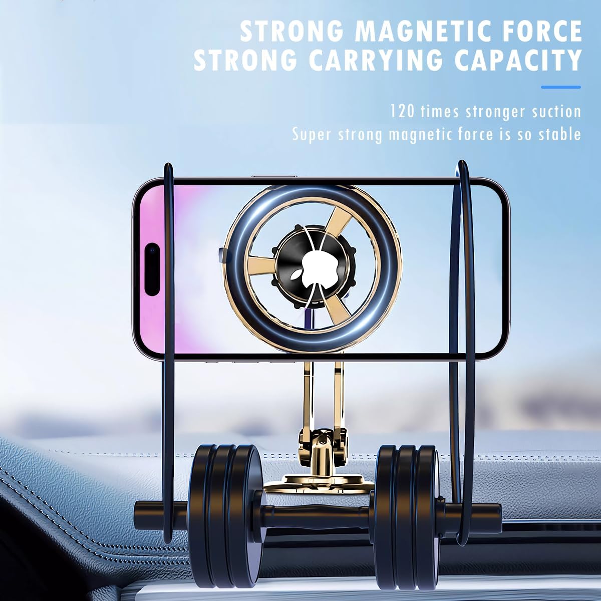 Support de téléphone de voiture magnétique Universal 360° PRO