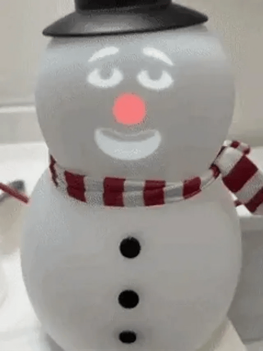 ⛄️ Talking Animated Blink Snowman with Built in Projector & Speaker Plug'n Play🎄