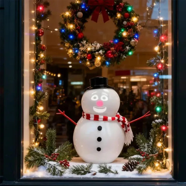 ⛄️ Talking Animated Blink Snowman with Built in Projector & Speaker Plug'n Play🎄