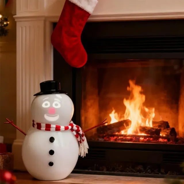 ⛄️ Talking Animated Blink Snowman with Built in Projector & Speaker Plug'n Play🎄