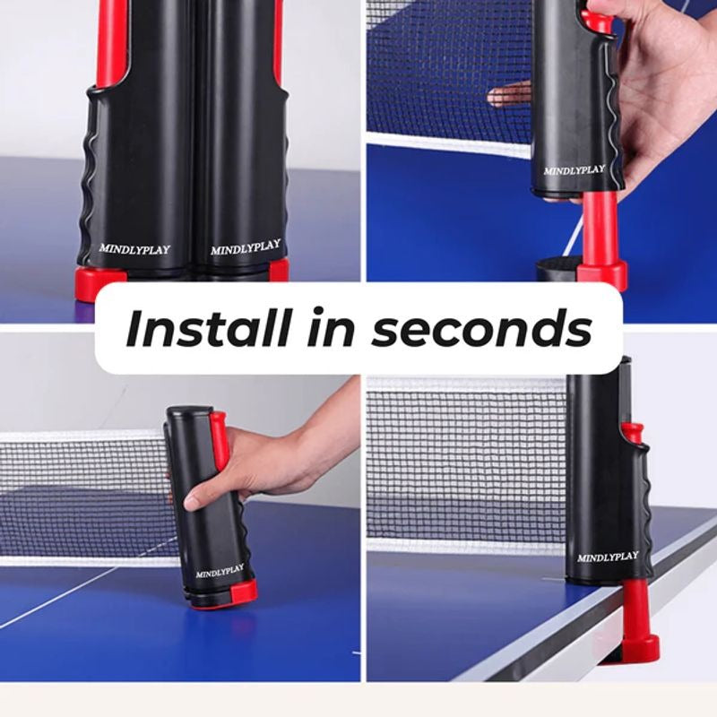 NetFlex All-in-One Table Tennis Set – Play Anytime, Anywhere